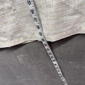 Mens Large Plaid Short Sleeve Button Up Shirt Pocket Lightweight Pre-Owned Good 4
