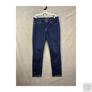 VS Pencil Skinny Women's Jeans Size 6 Dark Wash Stretch 1
