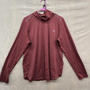 L.L.Bean Pullover Cowl Neck Burgundy Womens XL Performance Long Sleeve Pre-Owned 1