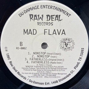 Mad Flava Fatherless Nonstop 12 Vinyl Record Used Hip Hop 3