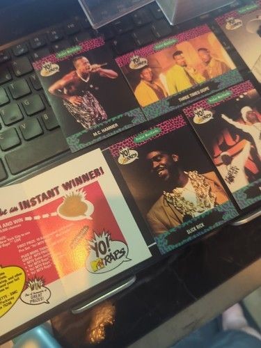 1991 YO! MTV Raps Cards By Pro Set! 73 Cards Total! + Unscratched Contest Entry