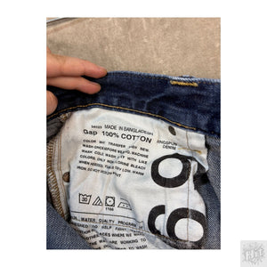 Gap Jeans Women Straight Fit Blue Medium Wash Size 28 x 30 Pre-Owned 3