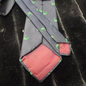 New England House Tie Mens Preppy Whale Novelty Made USA 90s Vintage Necktie 3