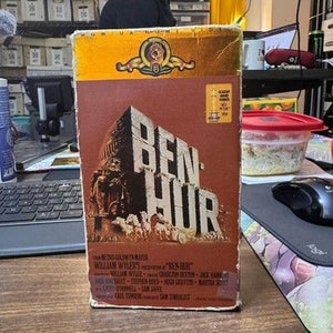 Ben Hur VHS Movie Charlton Heston MGM Home Video Good Condition 2