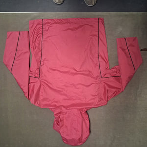 i6 Apparel Hooded Windbreaker Jacket Pink 3X New Without Tags Polyester 5