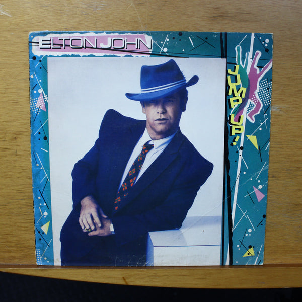 Elton John Jump Up! LP Geffen Records GHS 2013 1982