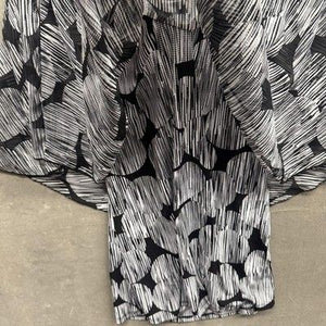 Adele & May Batwing Top Womens Small Abstract Print Dolman Sleeve Blouse Shirt 3