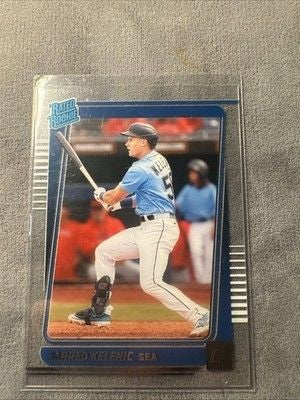 2021 Panini Donruss Clearly-Rated Rookie-Jarred Kelenic #20-Seattle- (RC) MLB