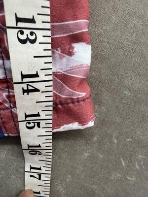 Ron Jon Surf Shop Swim Trunks Mens Medium Blue Red Board Shorts Endless Summer 2