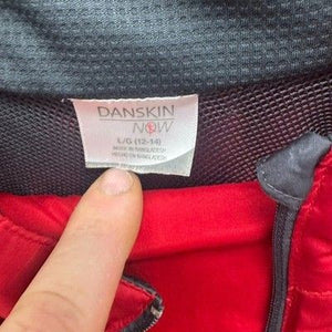 Danskin Women Windbreaker Tracksuit Jacket Coat Red Size L Pants M Pre-Owned Exc 4