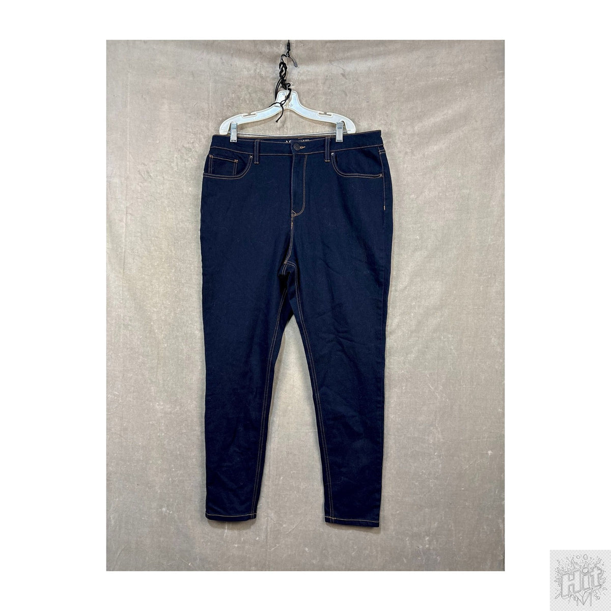 No Boundaries Jeans High Rise Skinny Blue Dark Wash Size 17 Pre-Owned Stretch