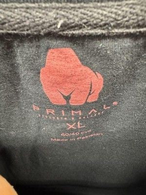 Primal Shirt Mens XL Black Red Gorilla Strength Balance Athletic Gym Pre-Owned 4