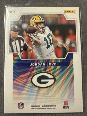 2024 Panini Illusions - Game Magicians Jordan Love #11 Chrome 2