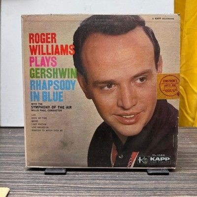 Roger Williams Plays Gershwin Rhapsody In Blue Vinyl LP Record Used