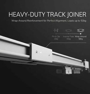 Quoya QL500 Smart Electric Curtain Track 7.2m 23’-7” Motorized White NEW IN BOX 3