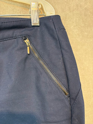 Dalia Collection Dress Pants Navy Blue Size 4 Good Condition 97% Cotton 3% Elast 3