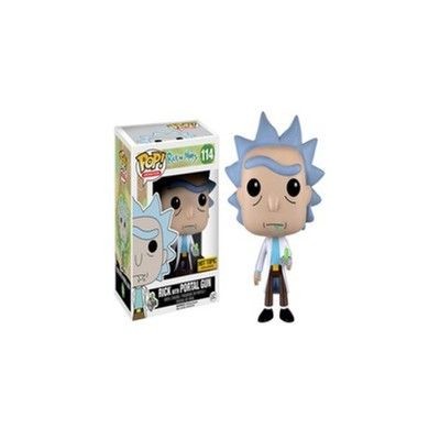 Funko Pop! Rick with Portal Gun #114 Vinyl Figure Animation w/ Free Protector
