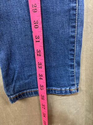 d.jeans Women Jeans Straight Medium Wash Size 12P Pre-Owned Classic Fit 5
