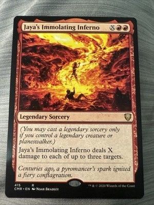 x1 Jaya's Immolating Inferno - Theme Deck Exclusive R MTG Commander Legends M/NM 2