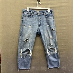 Dear John Jeans Mens 32 Distressed Blue Ripped Grunge Denim Straight Leg 32x28 P 2