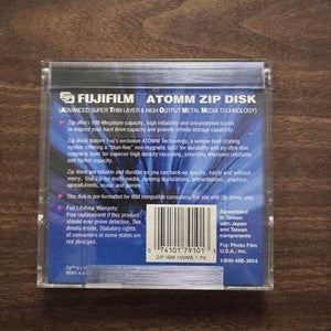 Fujifilm ATOMM ZIP Disk 100MB IBM Formatted for Zip Drives 1
