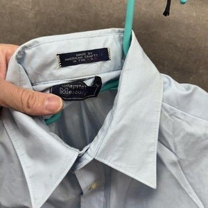 Capital Mercury Shirt Mens Large Short Sleeve Button Up Made in USA Workwear 3