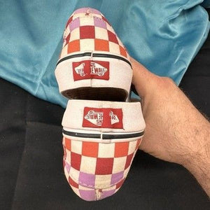 Vans Classic Slip-On Shoes Womens Size 7 Checkerboard Canvas Skate Sneakers 4