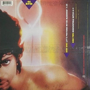 Prince Lets Pretend Were Married 12 Inch Vinyl Record Used 4