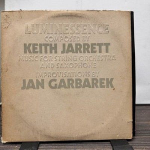 Keith Jarrett Jan Garbarek Luminessence Vinyl LP Record Used Jazz ECM 1