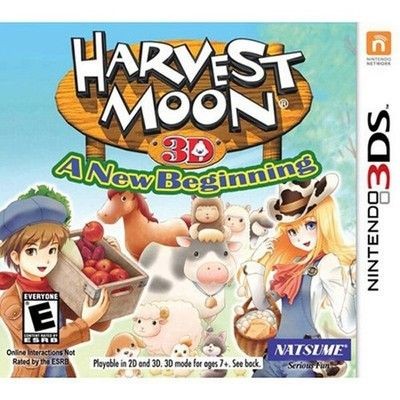 Natsume Harvest Moon A New Beginning – Nintendo 3DS Box & Manual Only