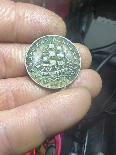1837-1841 Hard Times Token Daniel Webster Credit - Error Coin