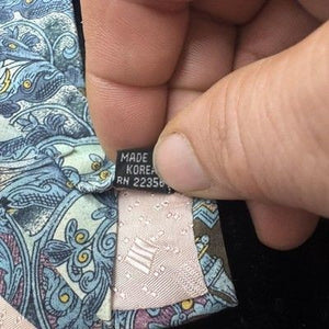 Vintage Adolfo 29 Collection Tie Mens Silk Paisley Floral Pattern Classic 90s Ko 4