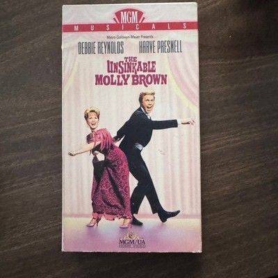 The Unsinkable Molly Brown VHS Movie Debbie Reynolds MGM Musical Good Condition