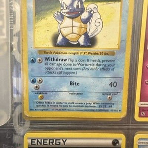 Shadowless Wartortle 042/102 Base Set Regular English Uncommon HP 70 1999 WOTC 2