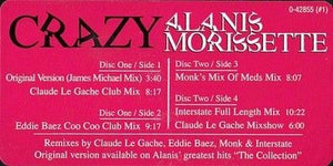Alanis Morissette Crazy 12 Inch Vinyl Record Used 2