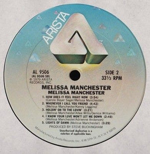 Melissa Manchester Vinyl LP Record Used Pop Music 4