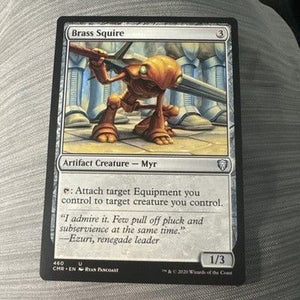 Brass Squire Commander Legends MTG Regular Near Mint 1