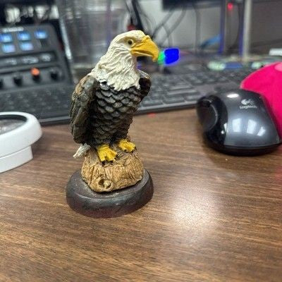 Vintage the Gray Rock Collection by Amy & Addy. American Eagle Statue. 5” Tall