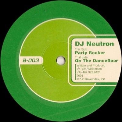 DJ Neutron Party Rocker 12" Vinyl Record