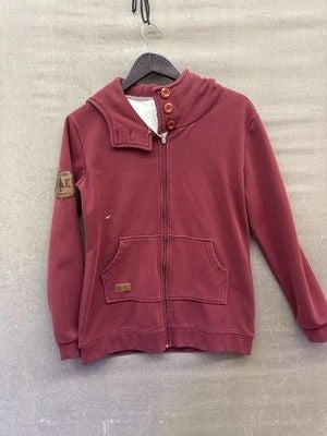 Alaska Chicks Co Hoodie Womens Medium Fleece Lined Full Zip Explore Tree AK Pre- 1