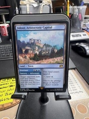 Jidoor Aristocratic Capital Magic Card FFVI Adventure Land Sorcery Blue MTG Rare