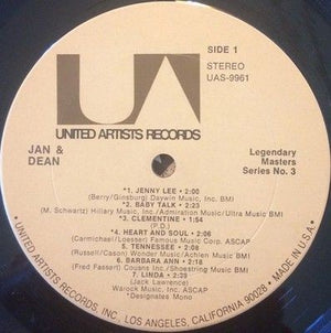 Jan & Dean Anthology Album Vinyl LP Record Used 4