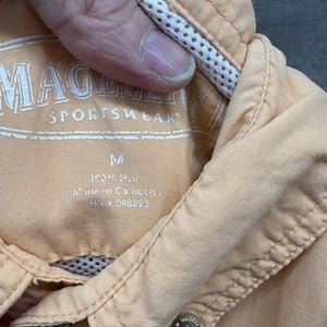 Magellan Sportswear Shirt Mens Medium Vented Fishing Outdoors Pockets Quick Dry 1