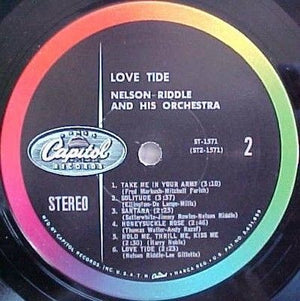 Nelson Riddle Love Tide Vinyl LP Record Used 4