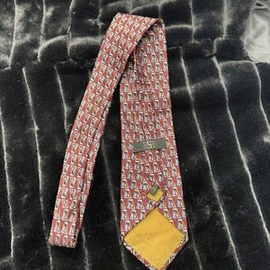 Robert Talbott Studio Tie Mens Red Blue Beer Mug Novelty Silk Made USA Necktie 2