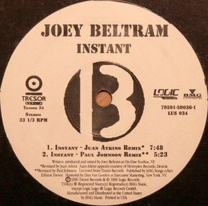 Joey Beltram Instant 12" Vinyl Record 2