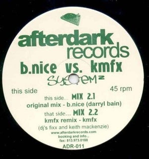 B.Nice vs. KMFX System 2 12" Vinyl Record 2