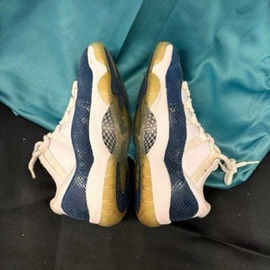 Nike Air Jordan 11 Retro Low Navy Snakeskin Size 8 Pre-Owned Good Condition 2