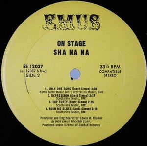 Sha Na Na On Stage Vinyl LP Record Used Live Rock Album 4