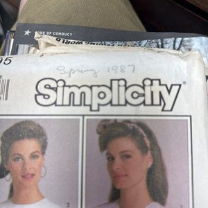 Simplicity Sewing Pattern 7995 Misses Set of Collars Uncut FF 1986 1